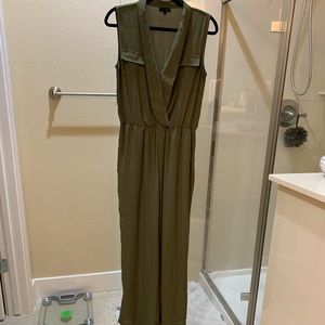 Army green jumpsuit